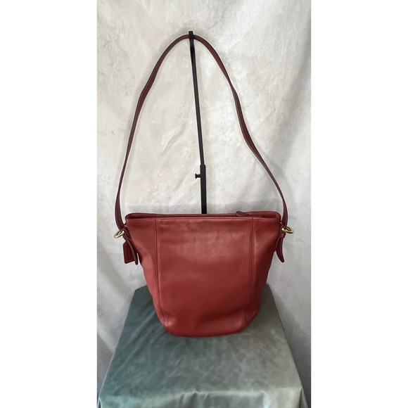 Vintage Coach Monterey Hobo #4027 – Berry Red Leather, 90s, Rare Collectors Bag - Picture 1 of 9